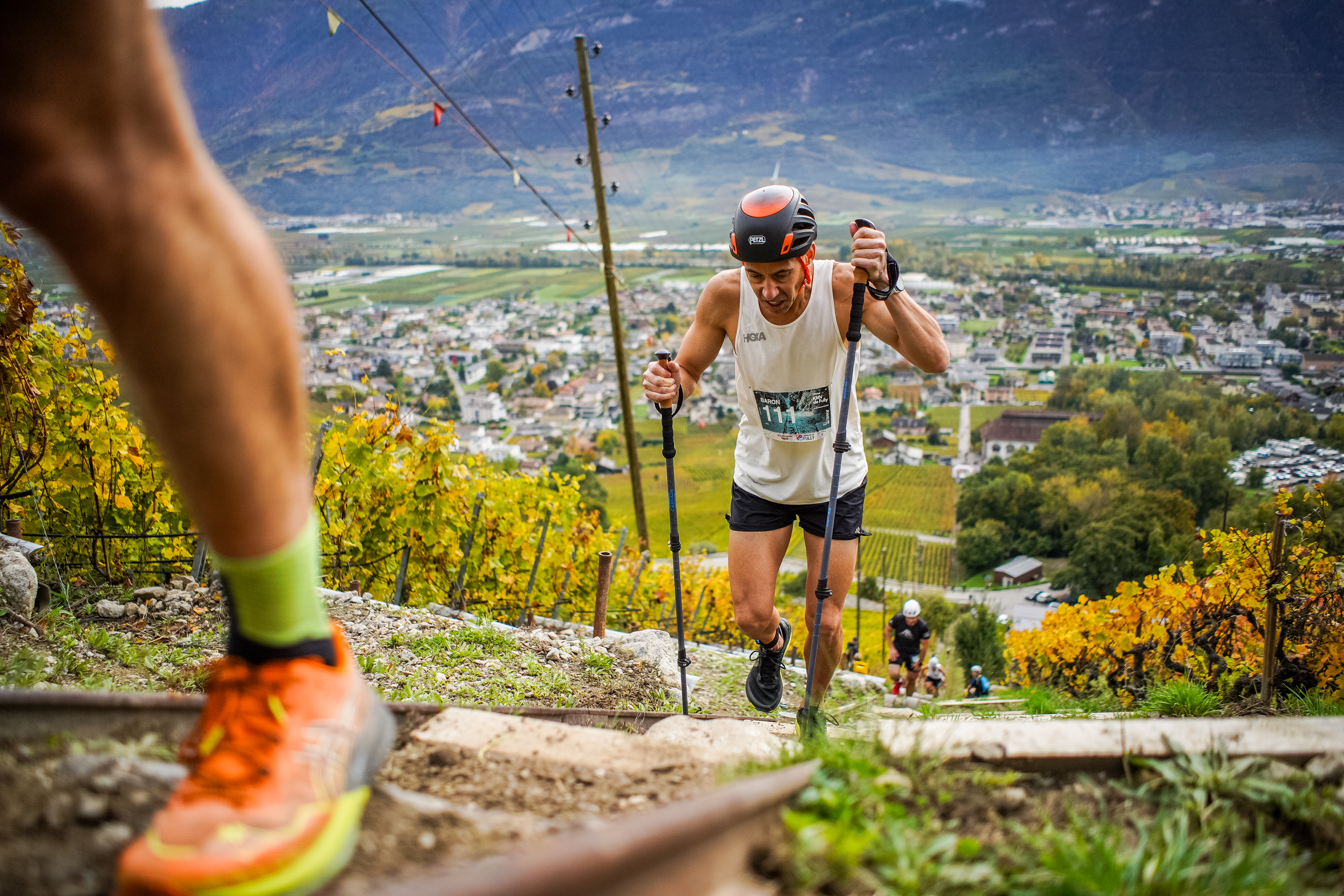 Baron near the 100m elevation mark in the Fully VK